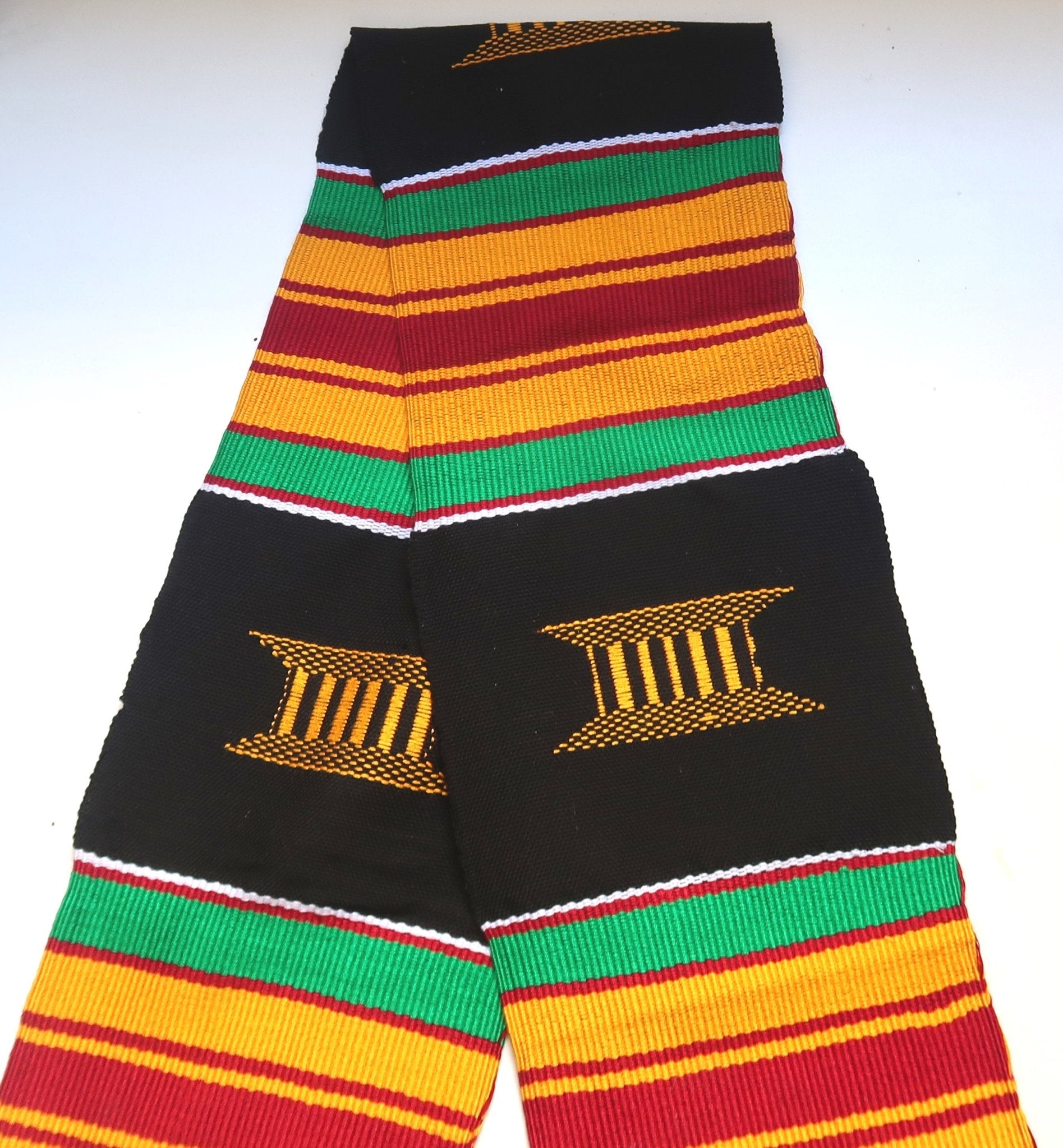 Echarpe en Kita/kente tissé en Echarpe Kita Kente artisanal africain - KaolackCreations