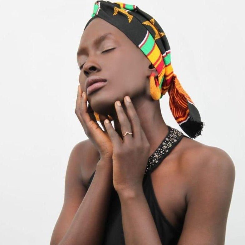 Echarpe en Kita/kente tissé en Echarpe Kita Kente artisanal africain - KaolackCreations