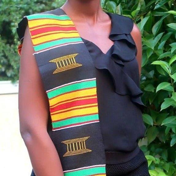 Echarpe en Kita/kente tissé en Echarpe Kita Kente artisanal africain - KaolackCreations