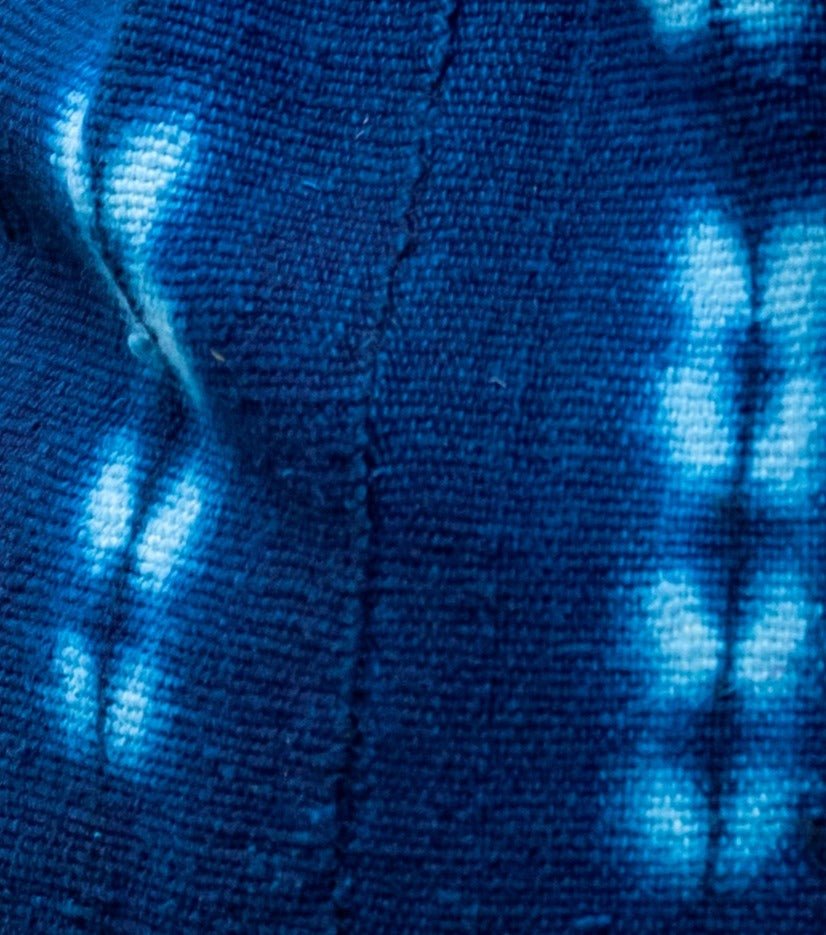 Robe droite en Galafini tissé du Mali – coton indigo artisan en robe indigo artisanal africain - KaolackCreations