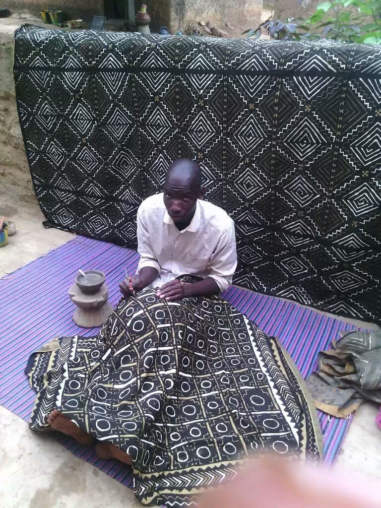 Véritable Bogolan du Mali - Tissé et Teint à la Main Artisanalement en Bogolan, pièce à coudre artisanal africain - KaolackCreations